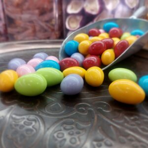 Draje migdale in ciocolata multicolor
